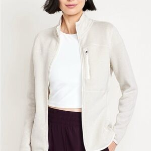 Lyle & Scott Off-White Zip-Up Jacket